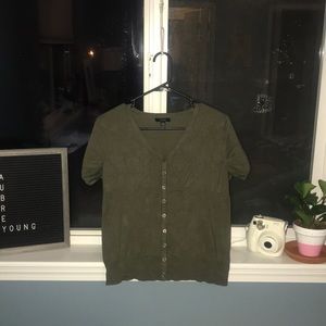Olive green blouse
